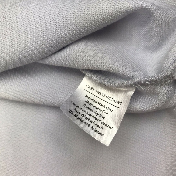Mizzen+Main Light Gray Short Sleeve Tee - Picture 4 of 5